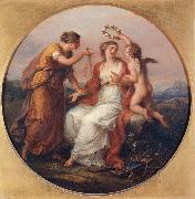 Angelica Kauffmann Die Schonheit,versucht von der Liebe,geleitet von der Klugheit china oil painting reproduction